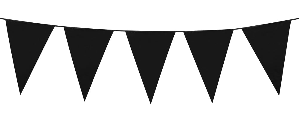 PE Bunting Black 10m
