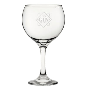 It's Gin O'Clock - Engraved Novelty Gin Balloon Cocktail Glass Image 2