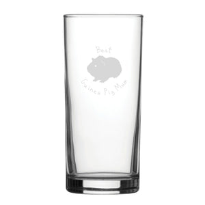 Best Guinea Pig Dad - Engraved Novelty Hiball Glass Image 2