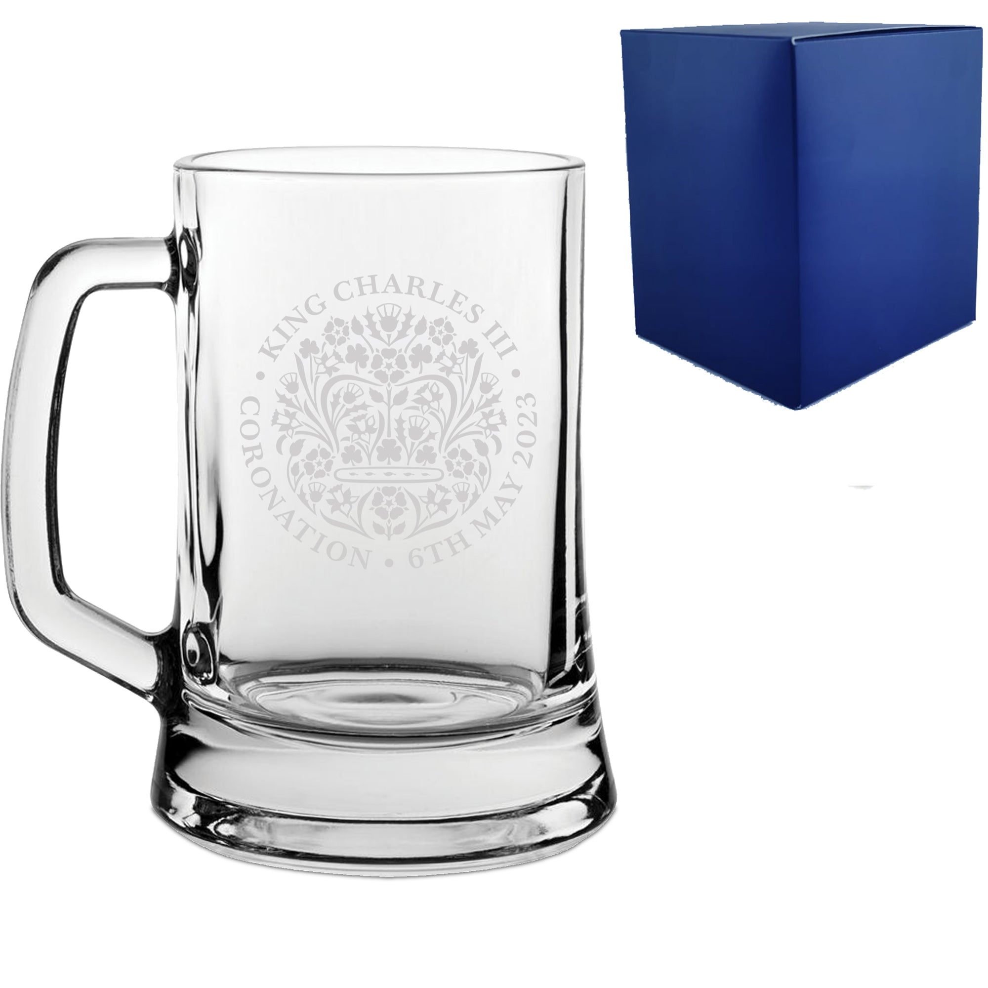 Engraved Commemorative Coronation of the King Beer Mug Image 2