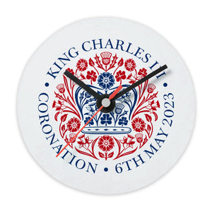 Printed Commemorative Coronation of the King Wall Clock Image 2