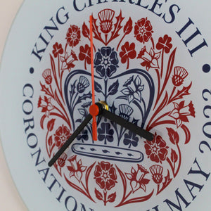 Printed Commemorative Coronation of the King Wall Clock Image 4