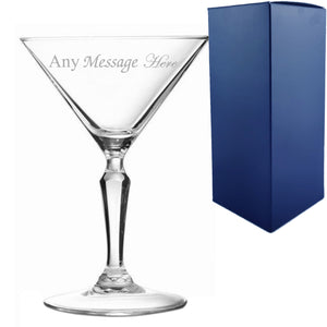 Engraved Monti Martini Cocktail Glass, Personalise with Any Name or Message Image 2