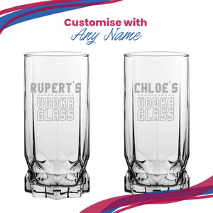 Personalised Engraved Vodka Future Hiball with 'Name's Vodka Glass' Design Image 5