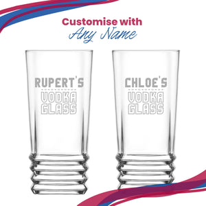 Personalised Engraved Vodka Elegan Hiball with 'Name's Vodka Glass' Design Image 5