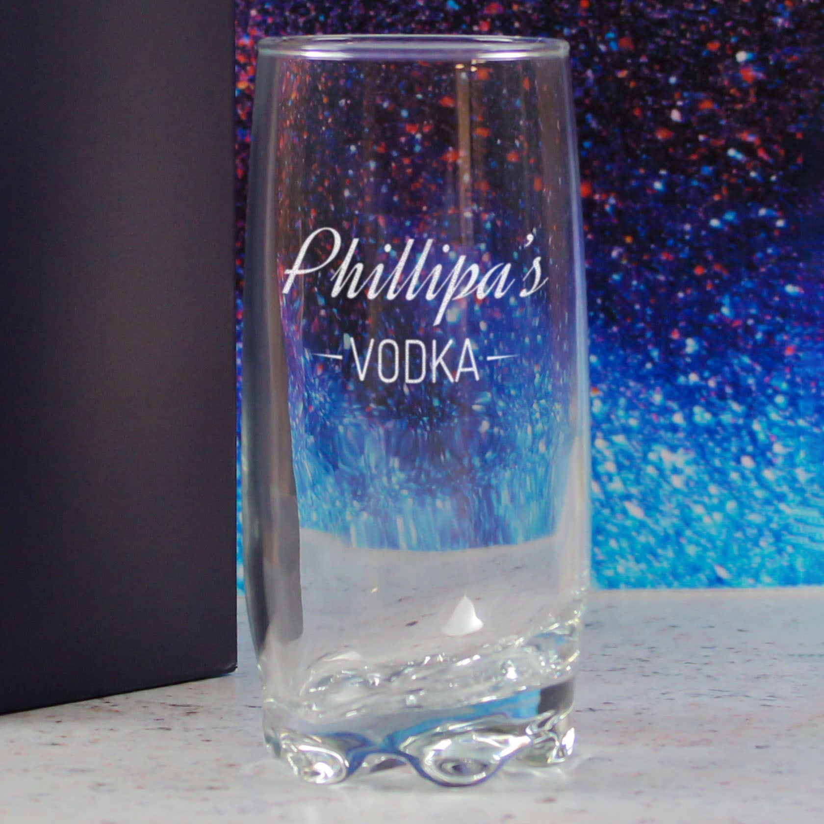 Personalised Engraved Novelty Vodka Adora Hiball with 'Name's Vodka' Design Image 4