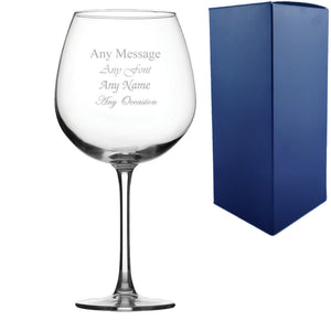 Engraved Enoteca Large Gin Glass 26.5oz Image 1