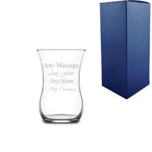 Engraved 115ml Klasik Tea Glass With Gift Box Image 2