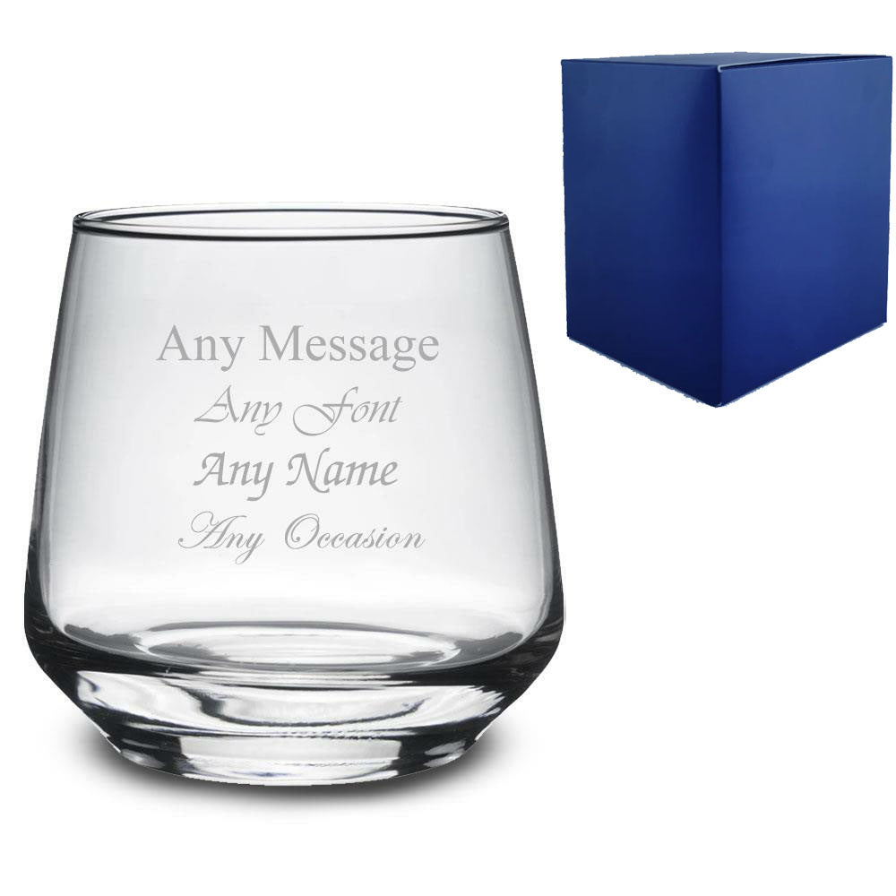 Engraved 345ml Tallo Whiskey Glass Image 1