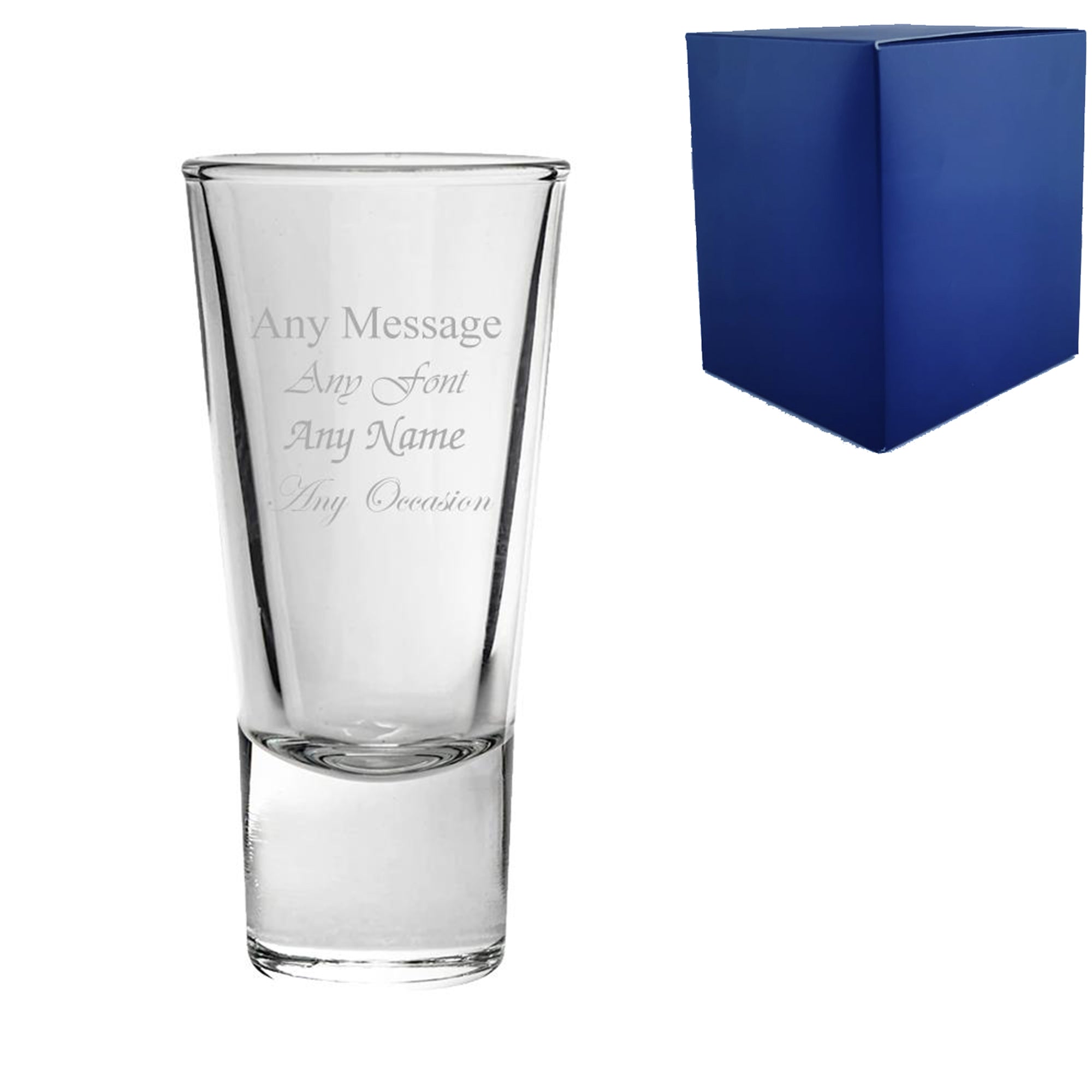 Engraved 70ml Ypsilon Liqueur Espresso Glass With Gift Box Image 2