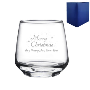 Engraved Merry Christmas Tallo Tumbler, Gift Boxed Image 2