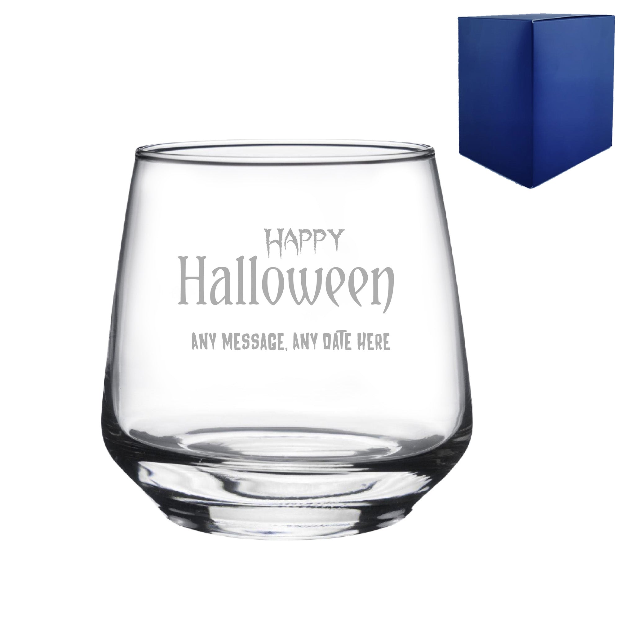 Engraved Happy Halloween Tallo Tumbler, Gift Boxed Image 2