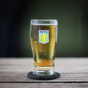 Engraved Aston Villa 20oz Tulip Pint Glass, Gift Boxed Image 4