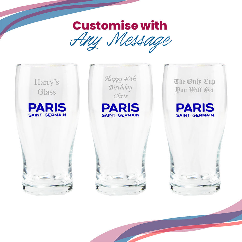 Engraved PSG 20oz Tulip Pint Glass, Gift Boxed Image 5