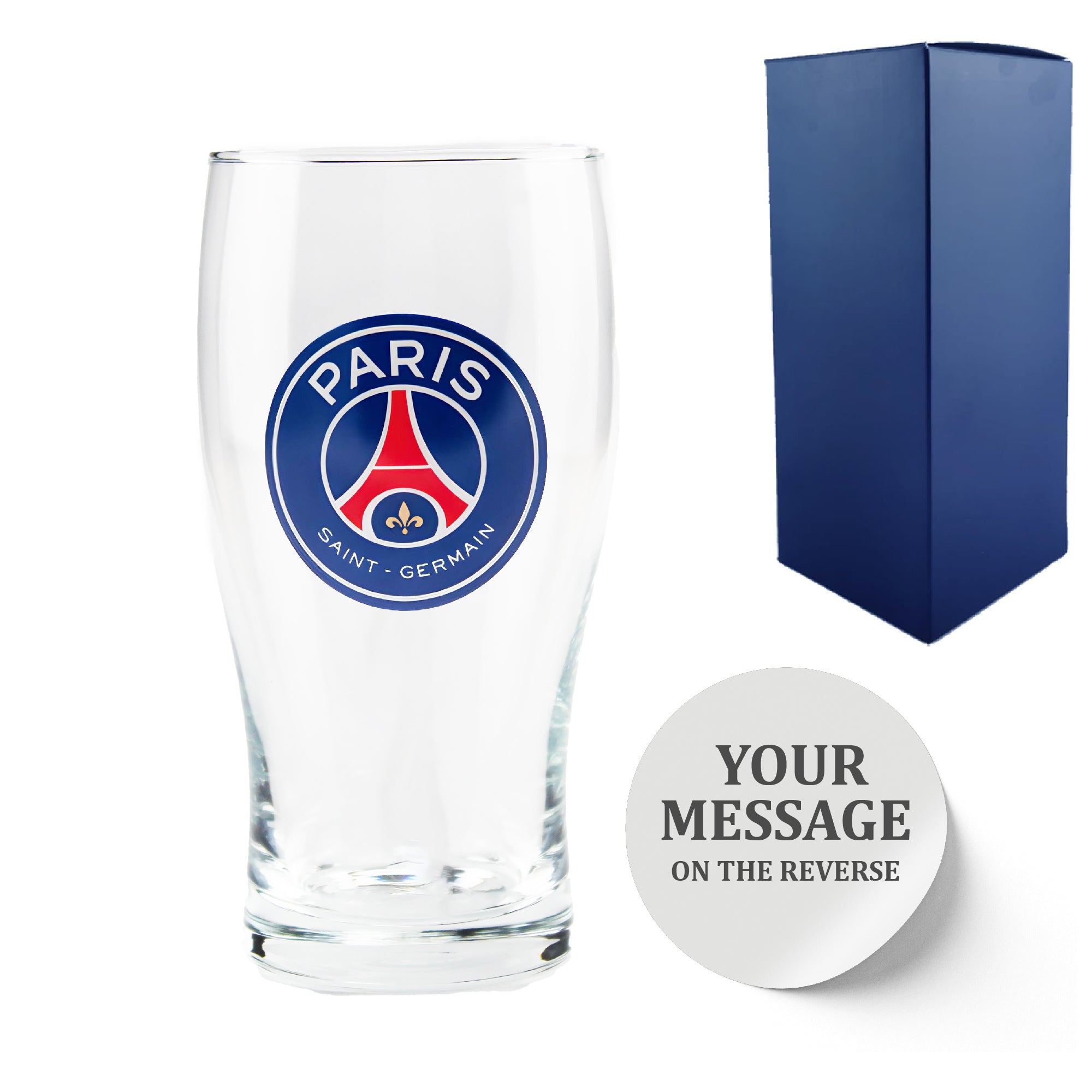 Engraved PSG 20oz Tulip Pint Glass, Gift Boxed Image 2