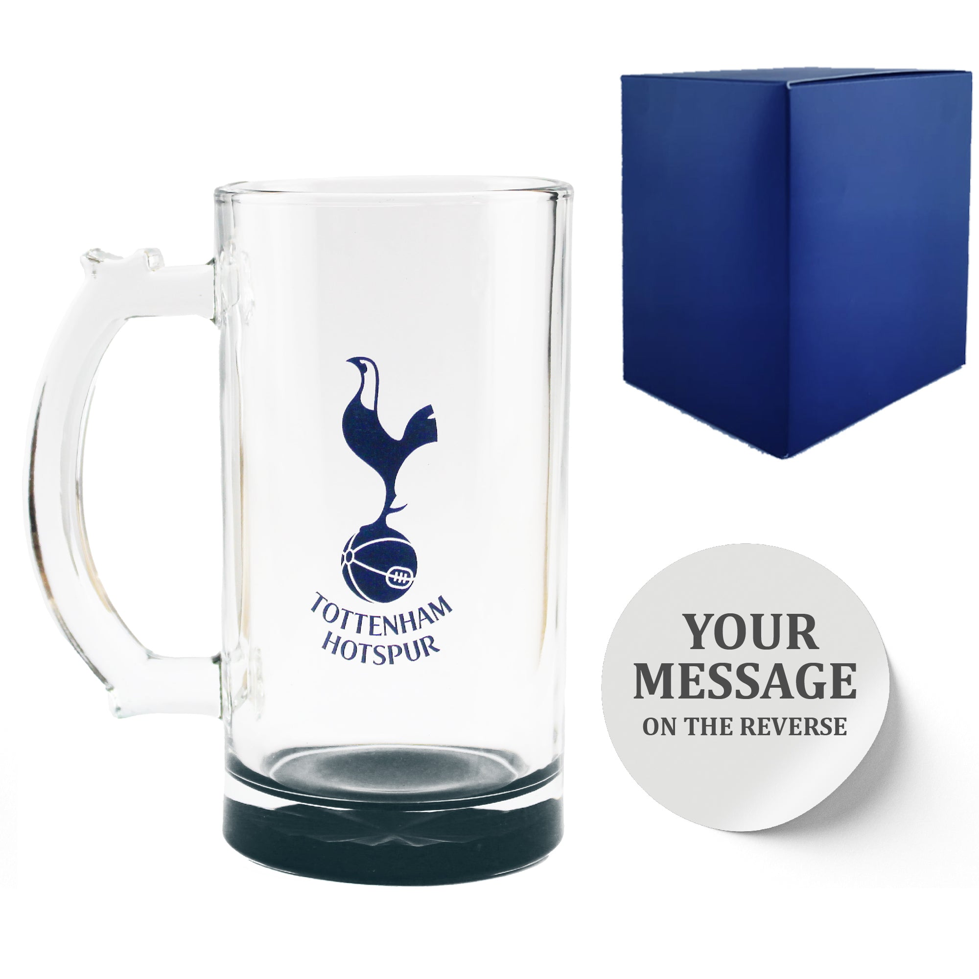 Engraved Official Tottenham Hotspur 20oz Beer Mug, Gift Boxed Image 2