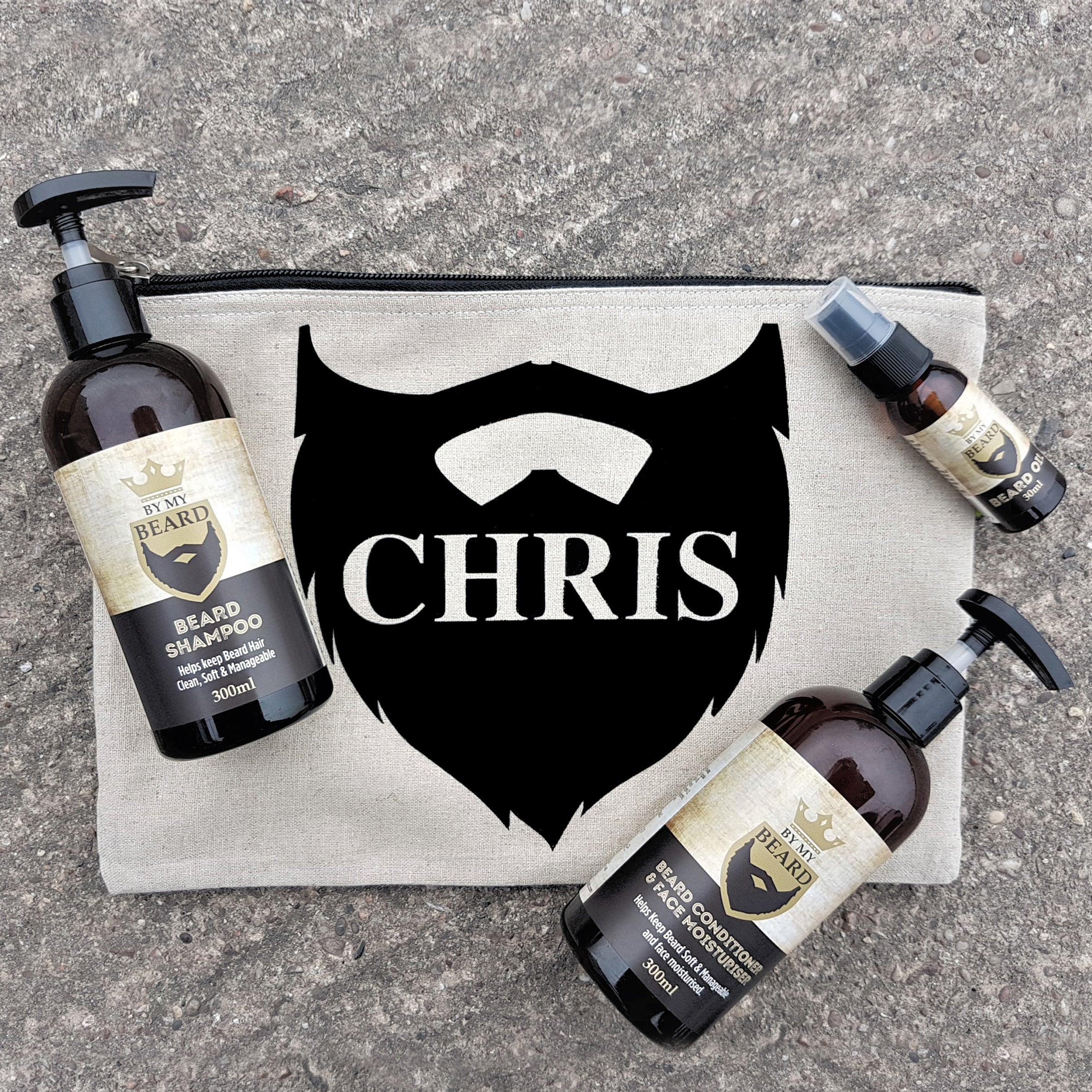 Personalised Name Only Beard Kit