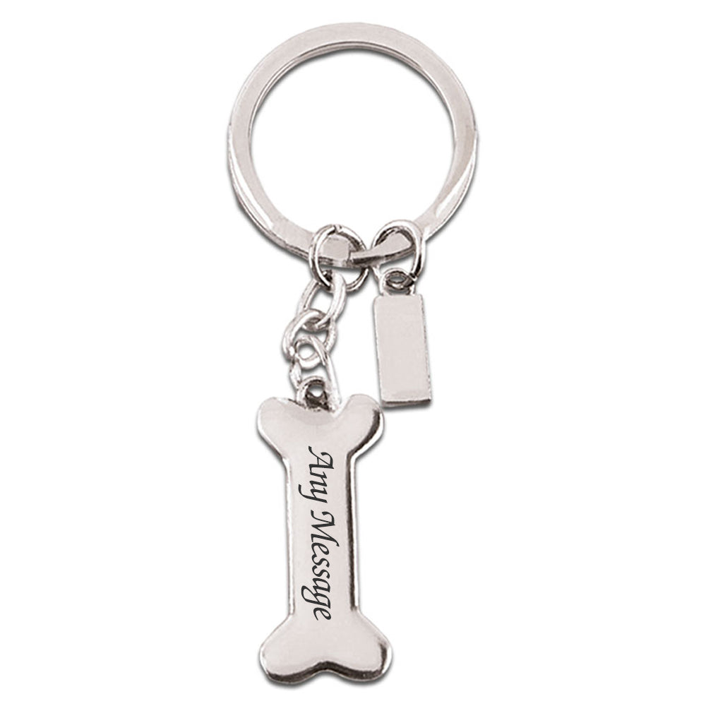 Engraved Bone Keyring Image 2