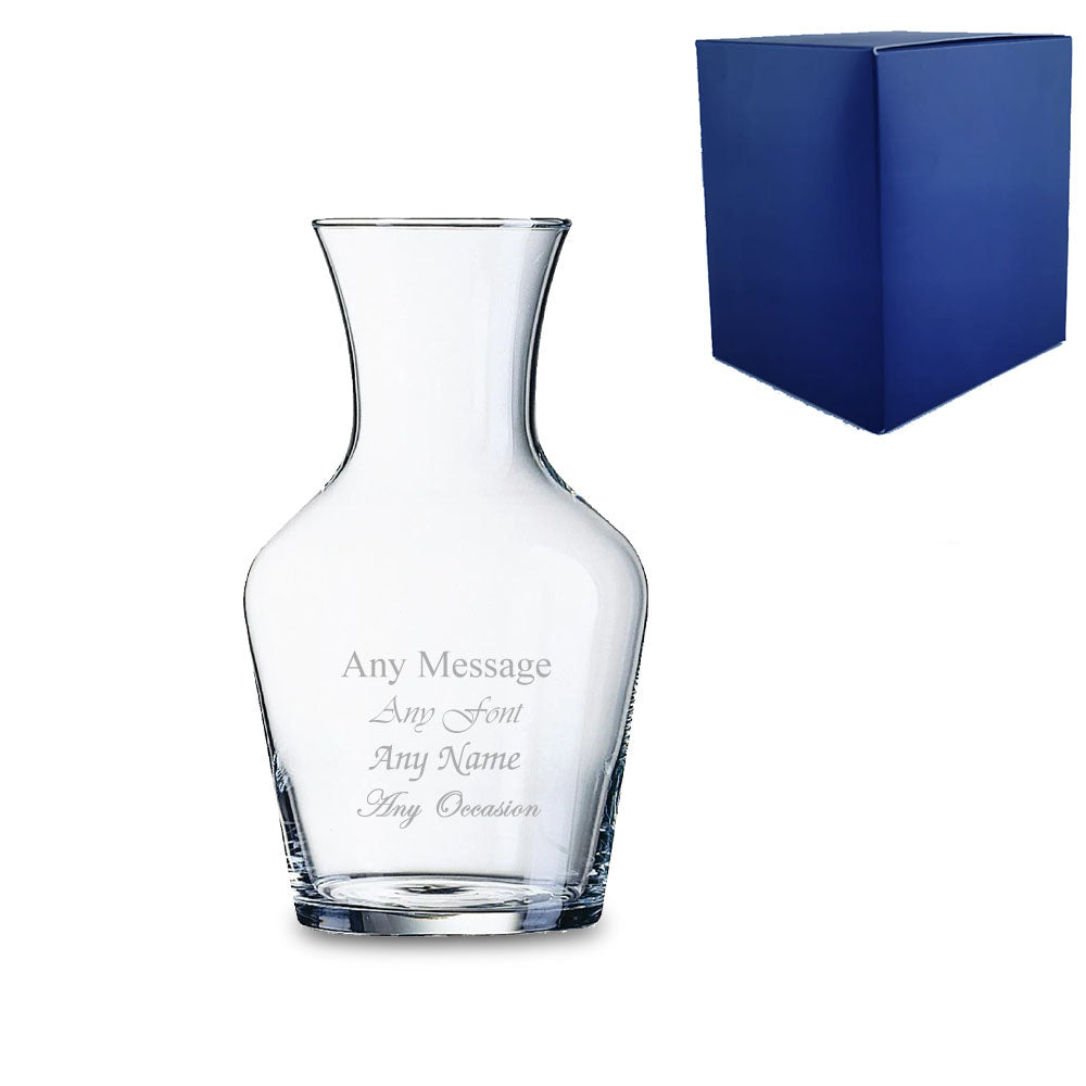 Engraved 250ml A Vin Carafe or Vase Image 1