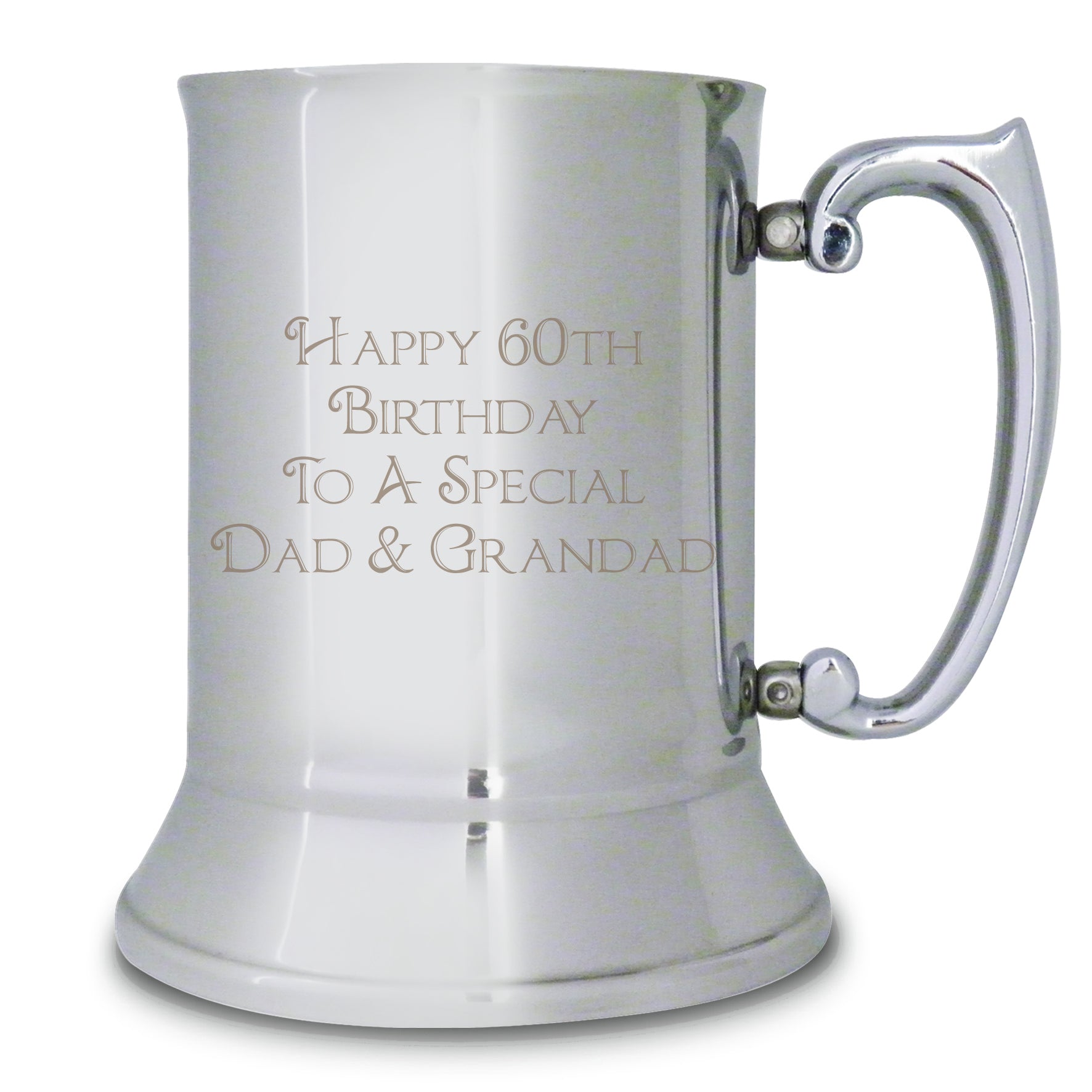 Personalised Bold Message Stainless Steel Tankard