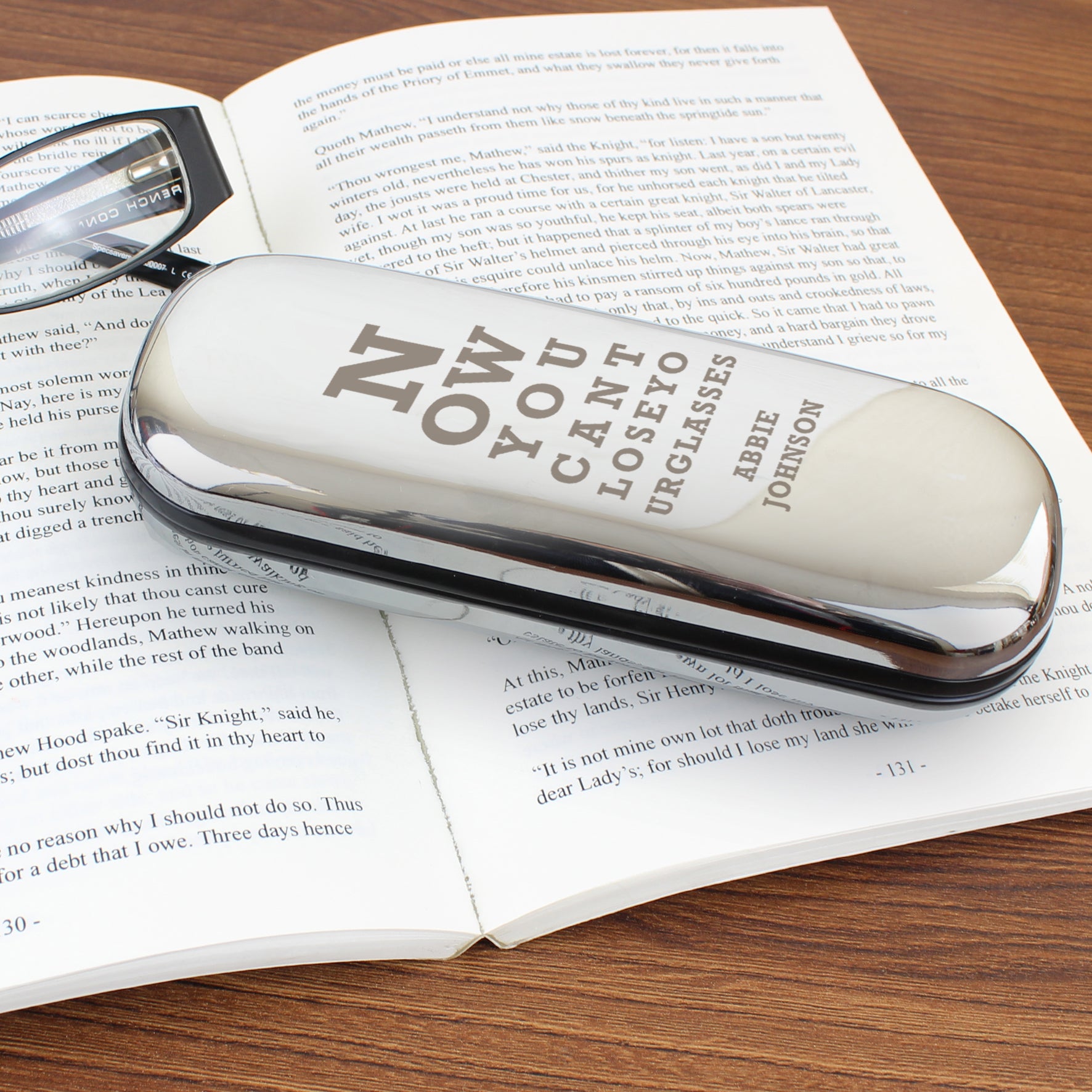 Personalised Eye Exam Glasses Case