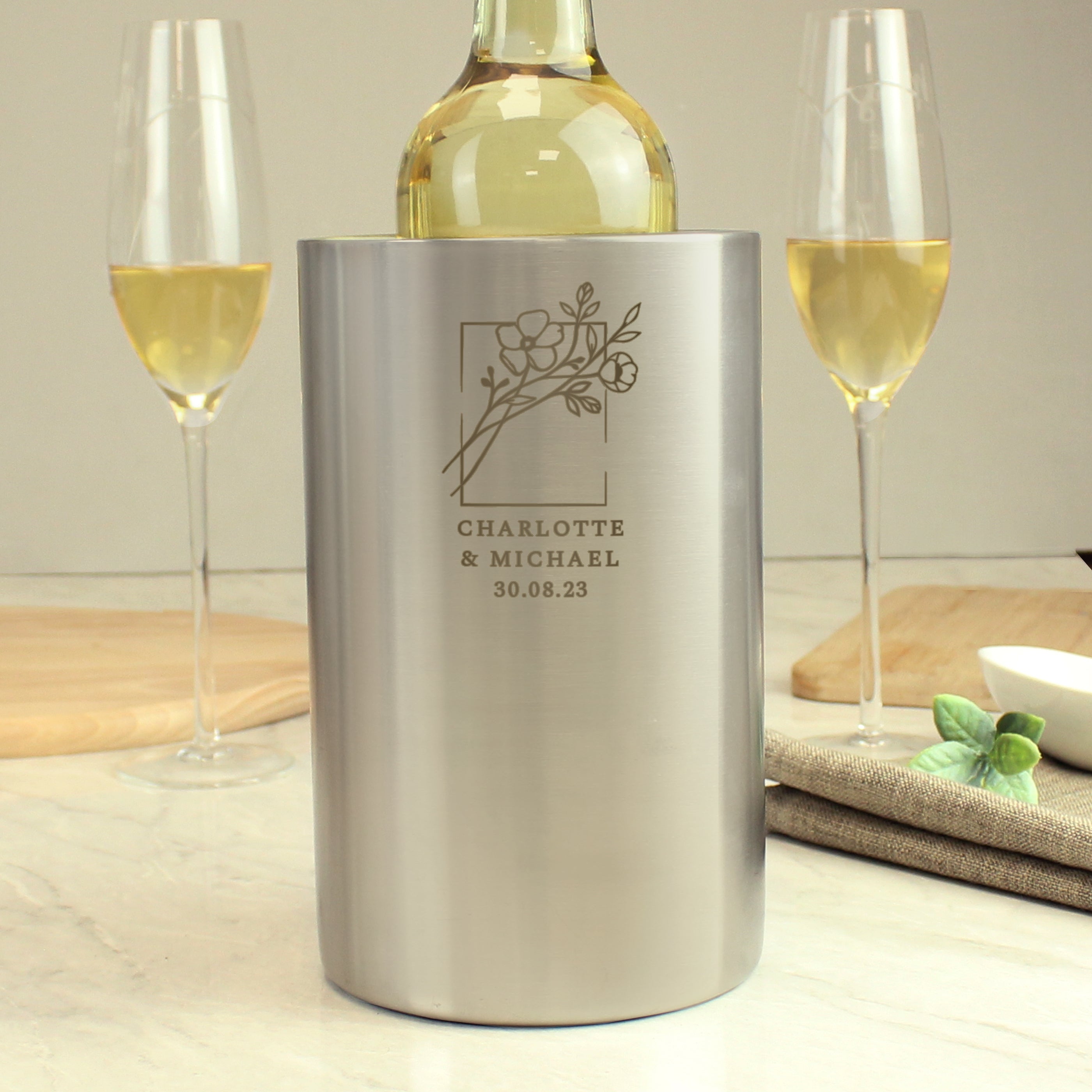 Personalised Botanical Wine Cooler