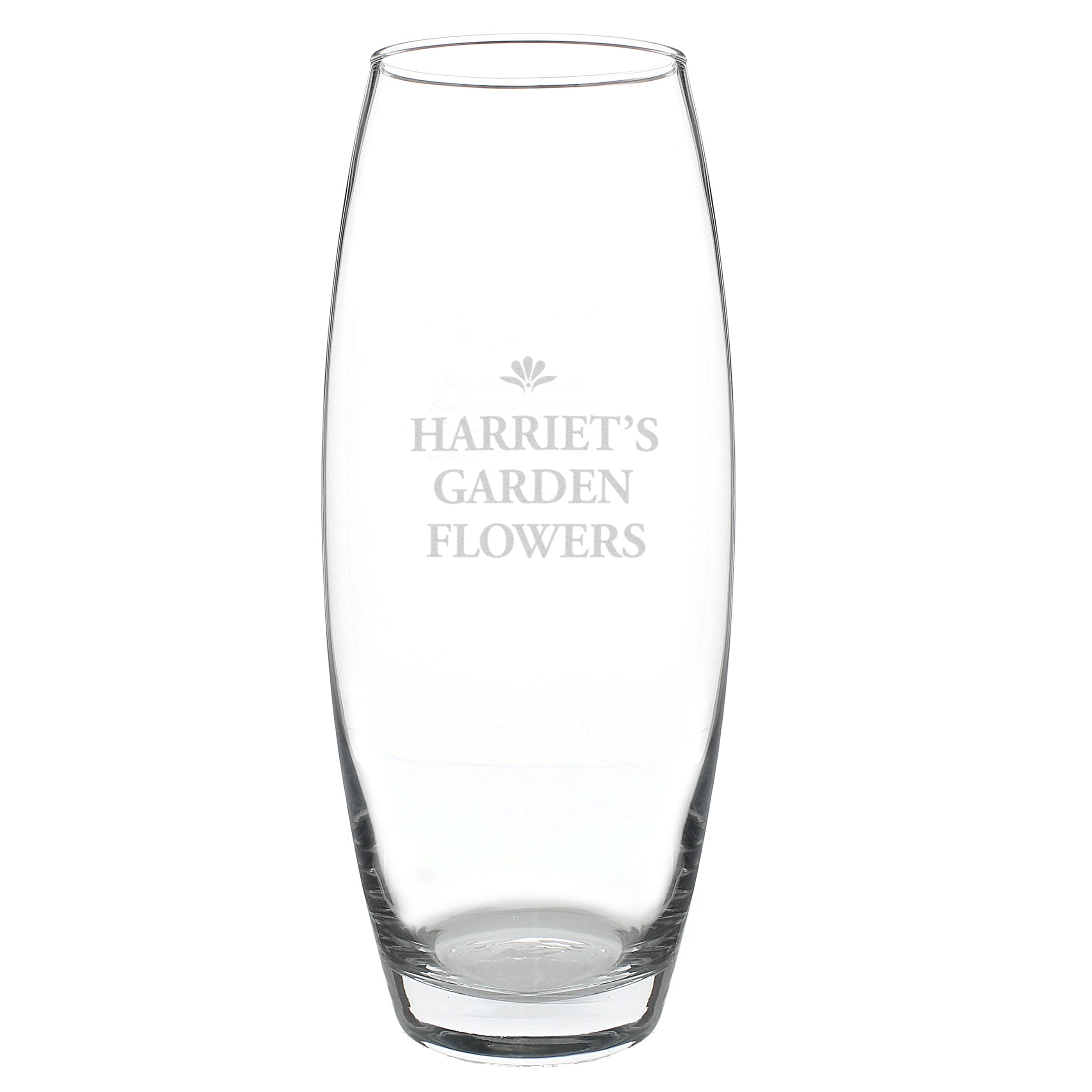 Personalised Bold Font Bullet Vase