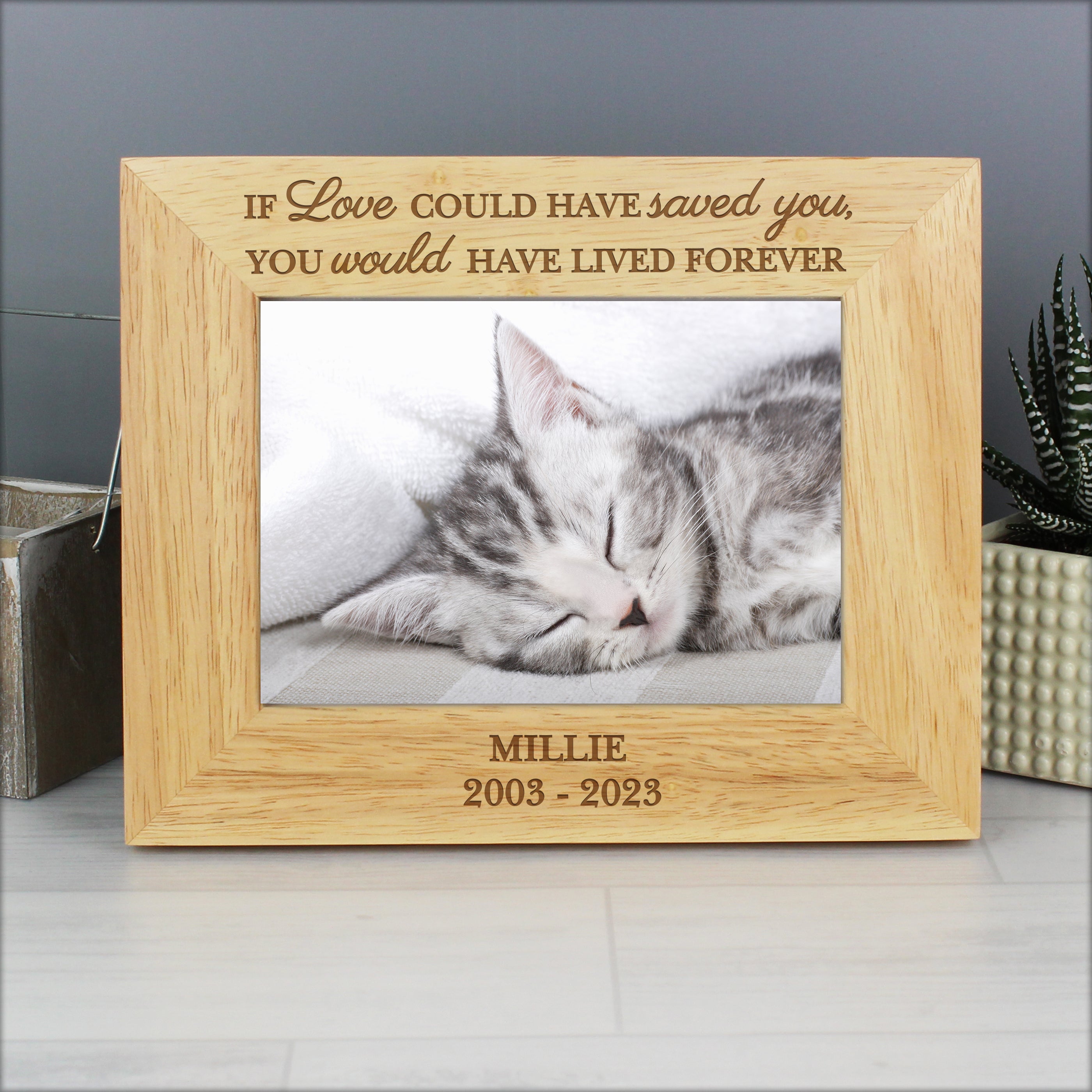 Personalised Pet Memorial 5x7 Photo Frame