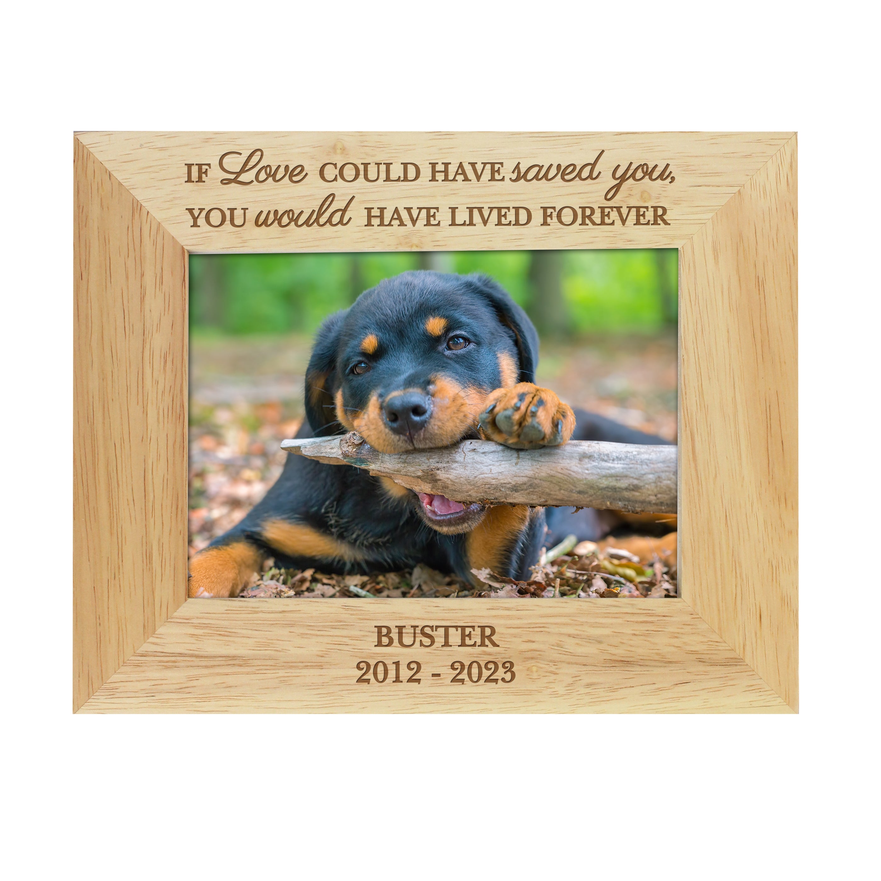 Personalised Pet Memorial 5x7 Photo Frame