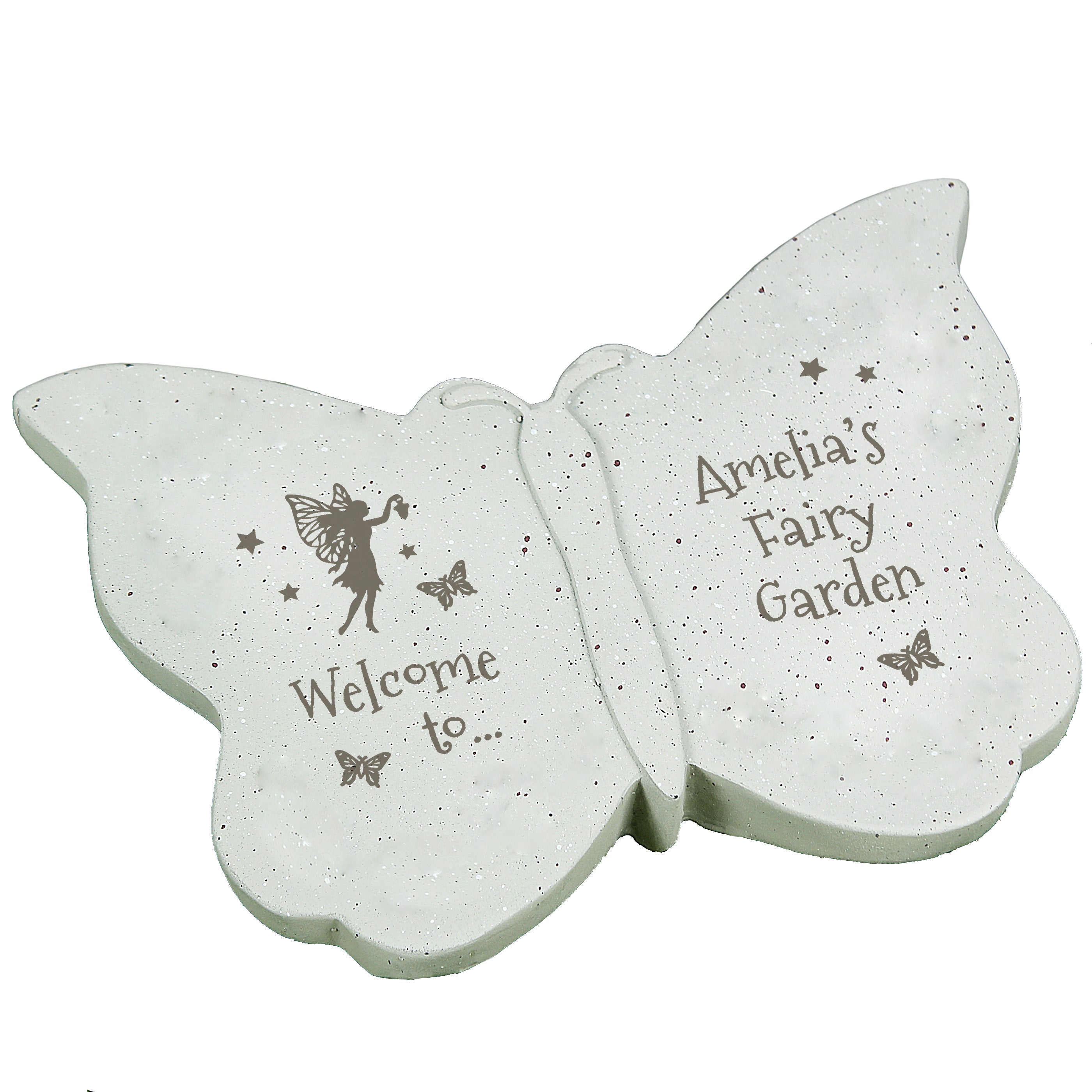 Personalised Fairy Garden Butterfly Ornament