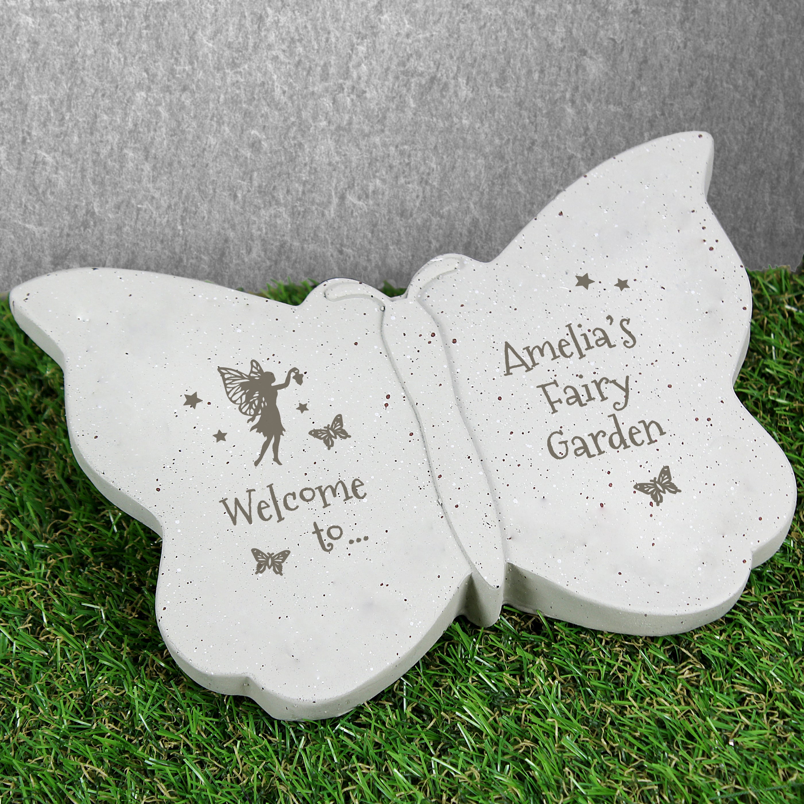 Personalised Fairy Garden Butterfly Ornament