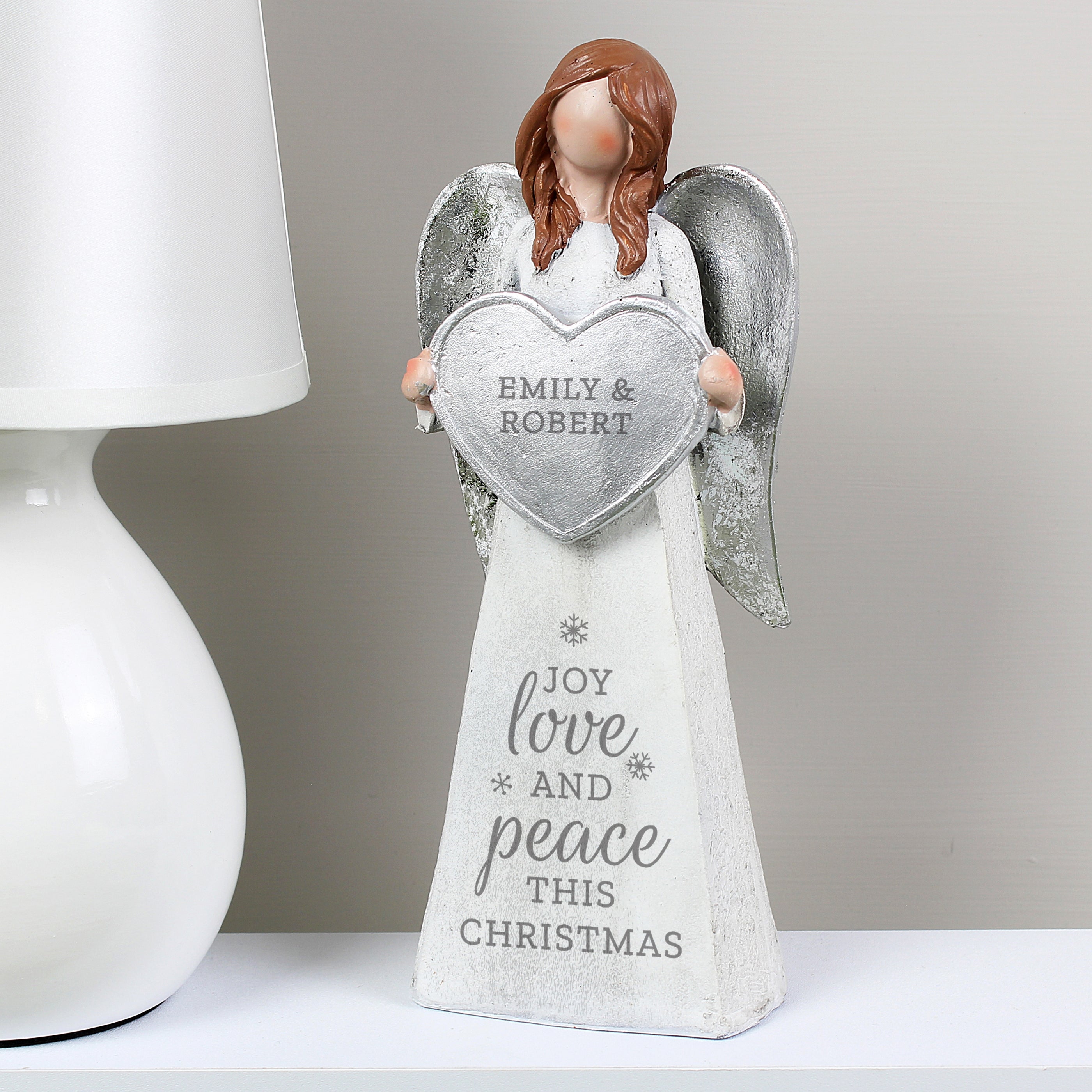 Personalised Christmas Angel Ornament