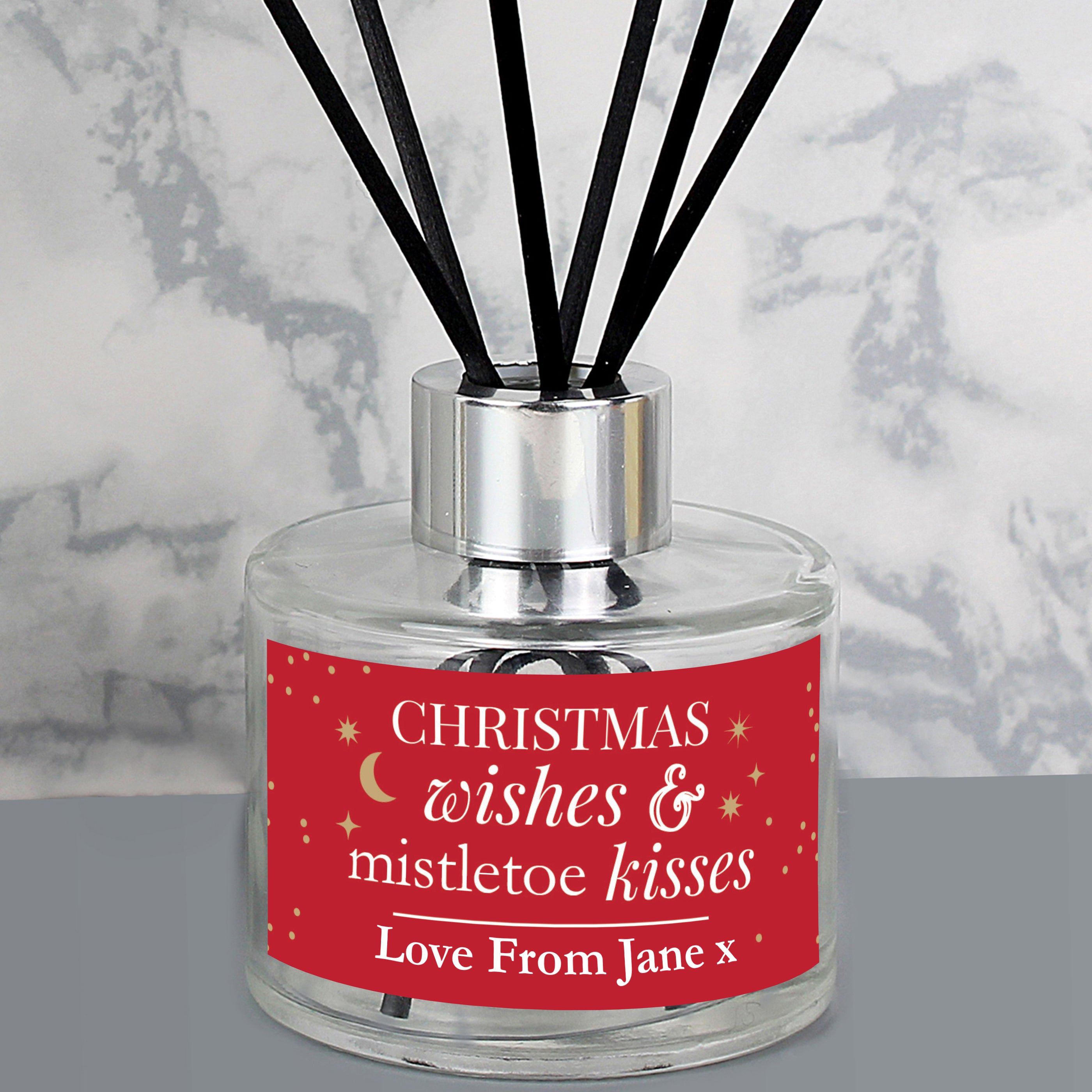  Personalised Christmas Wishes Reed Diffuser