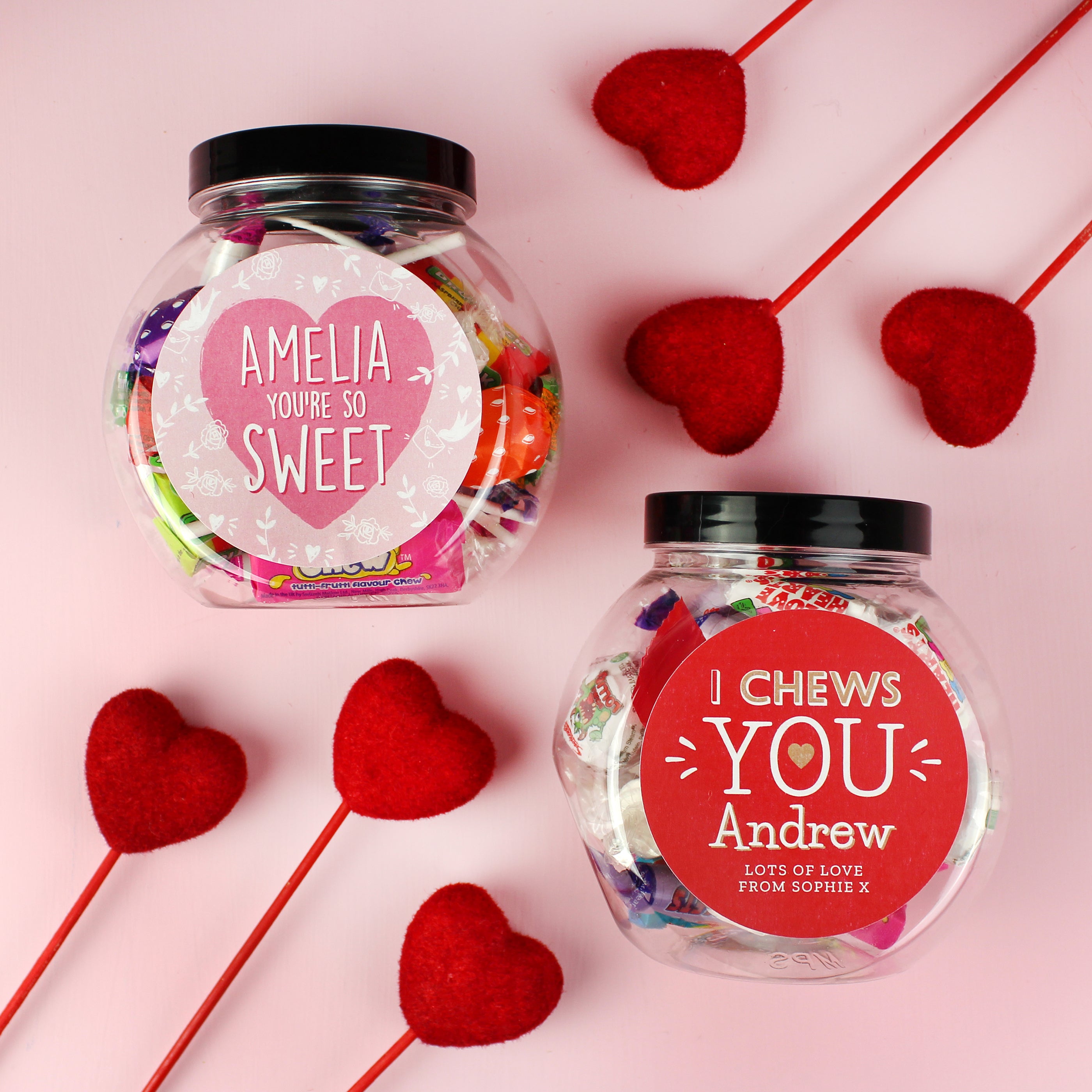 Personalised I Chews You Sweet Jar