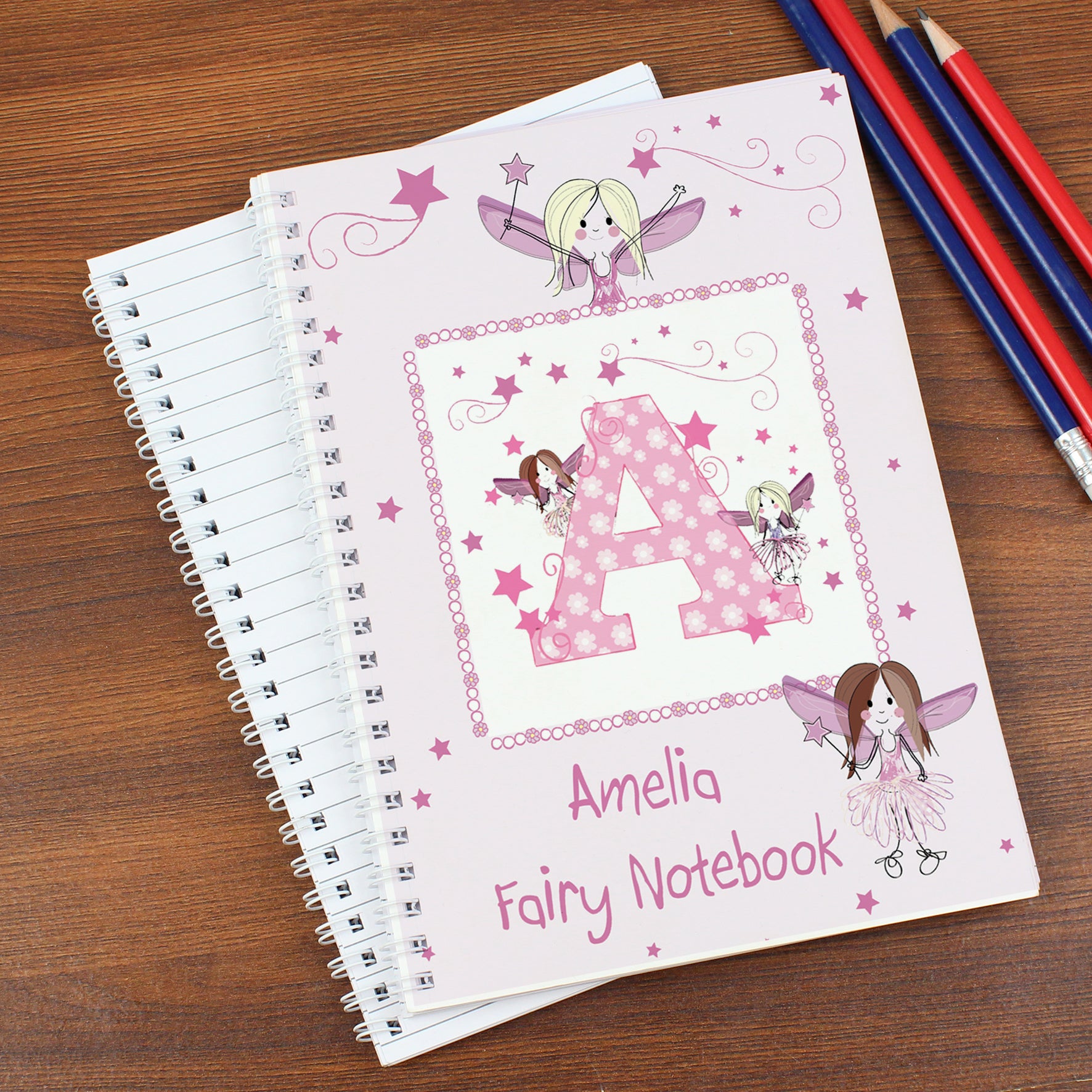 Personalised Fairy - A5 Notebook