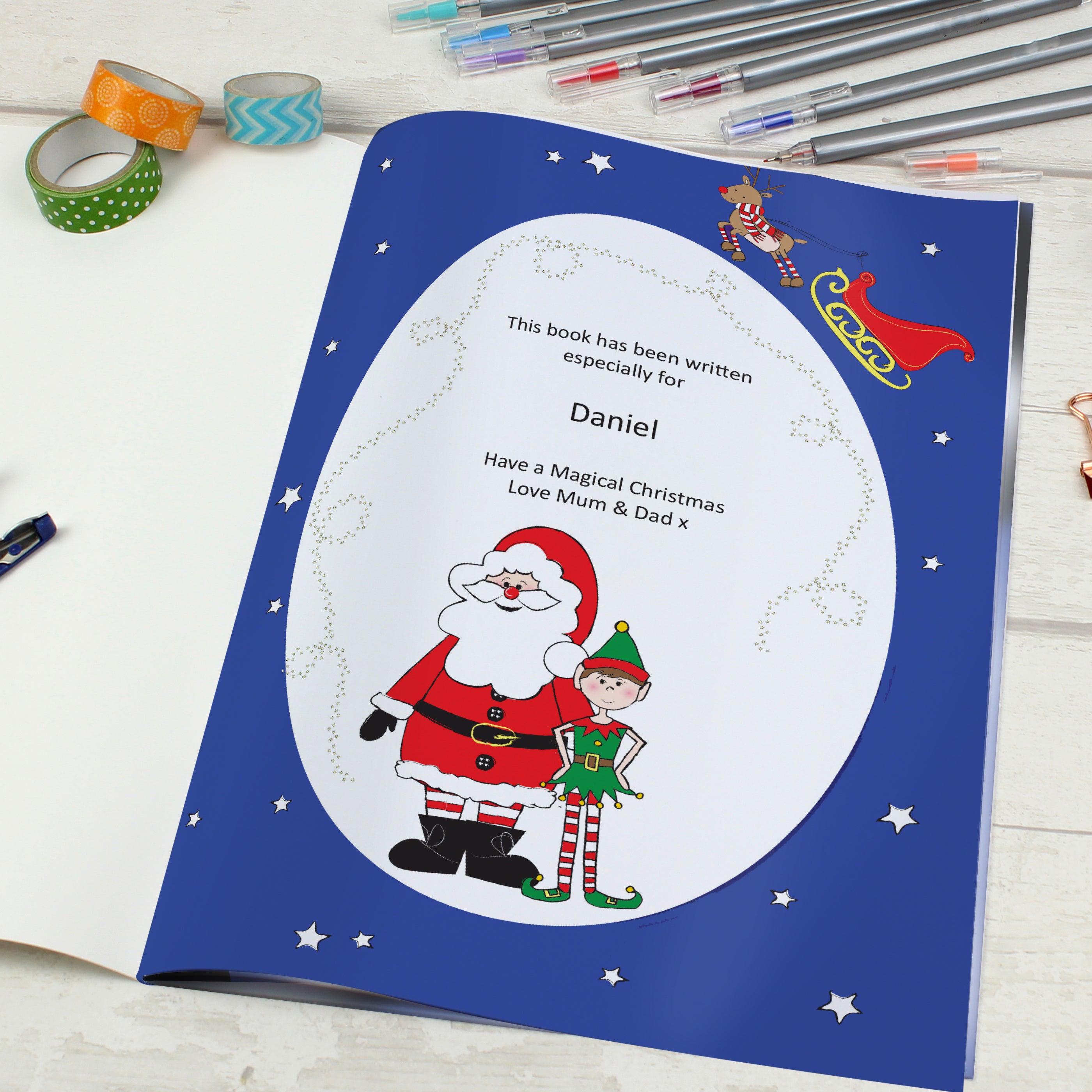 Personalised Its Christmas Elf Story Book