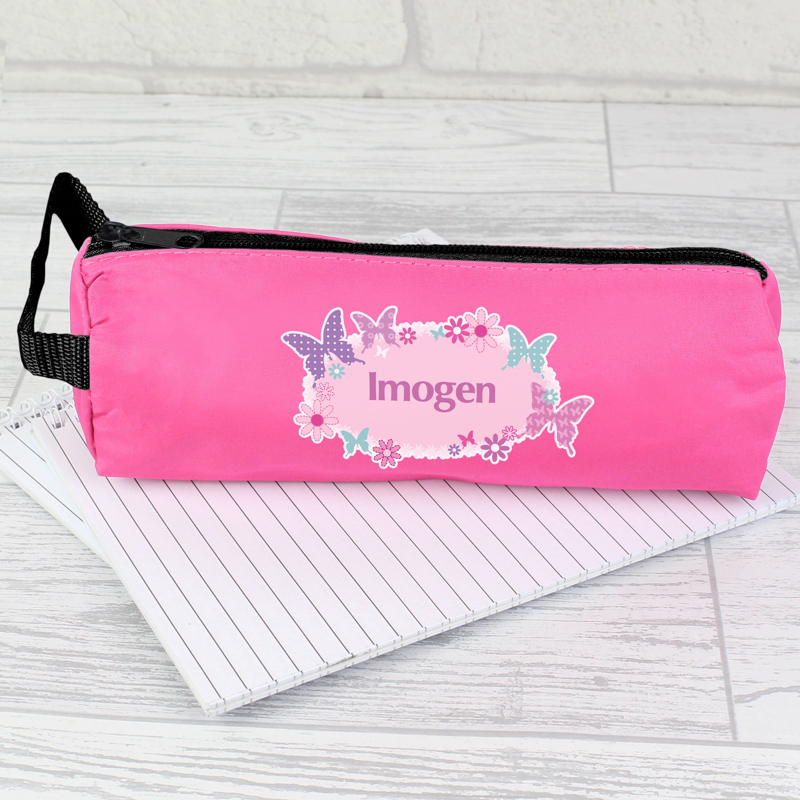 Personalised Butterfly Pencil Case