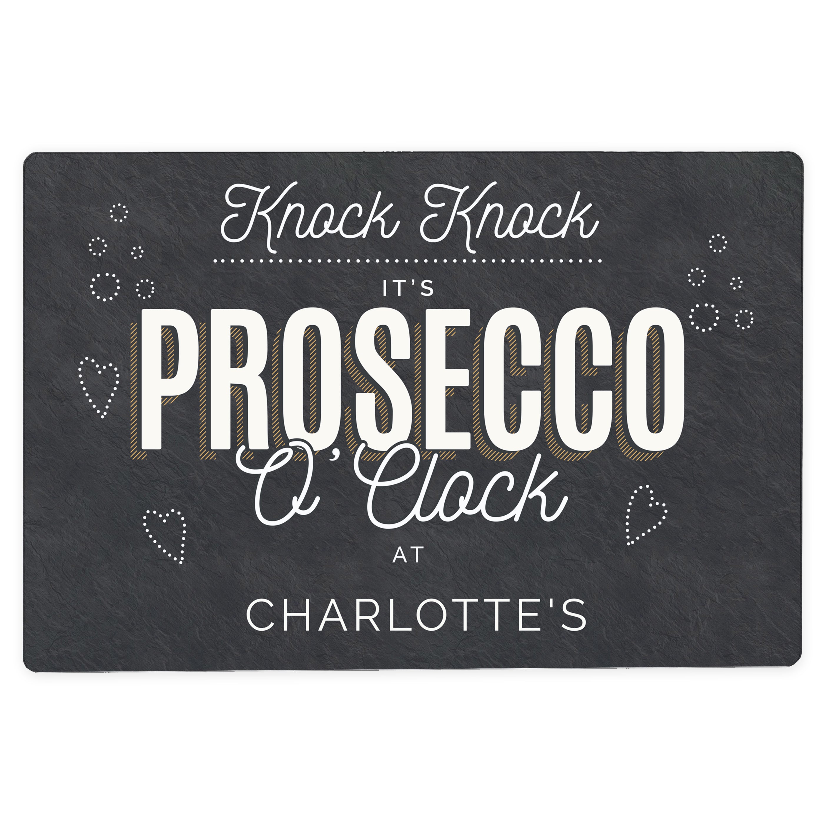 Personalised Prosecco Metal Sign