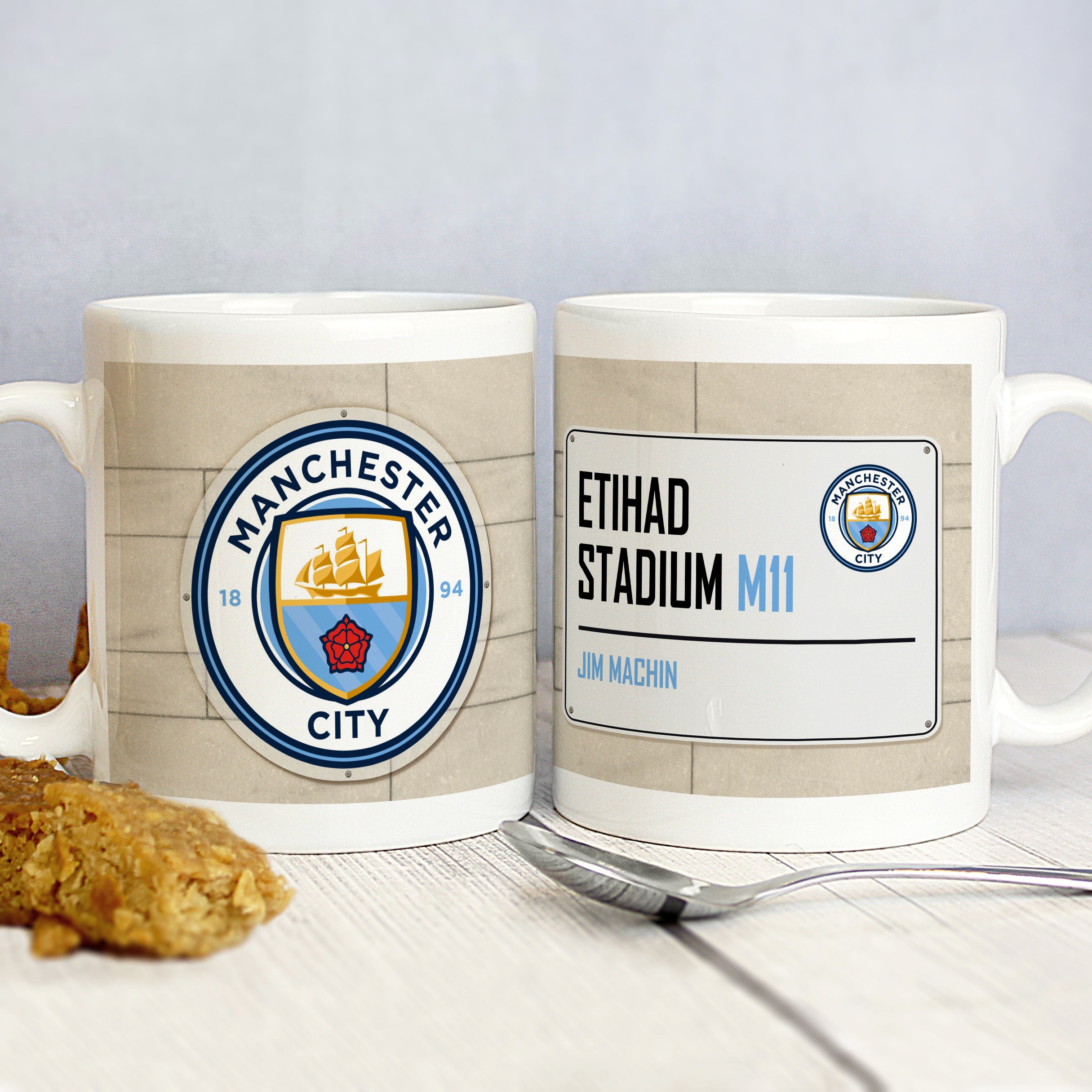 Manchester City FC Street Sign Mug