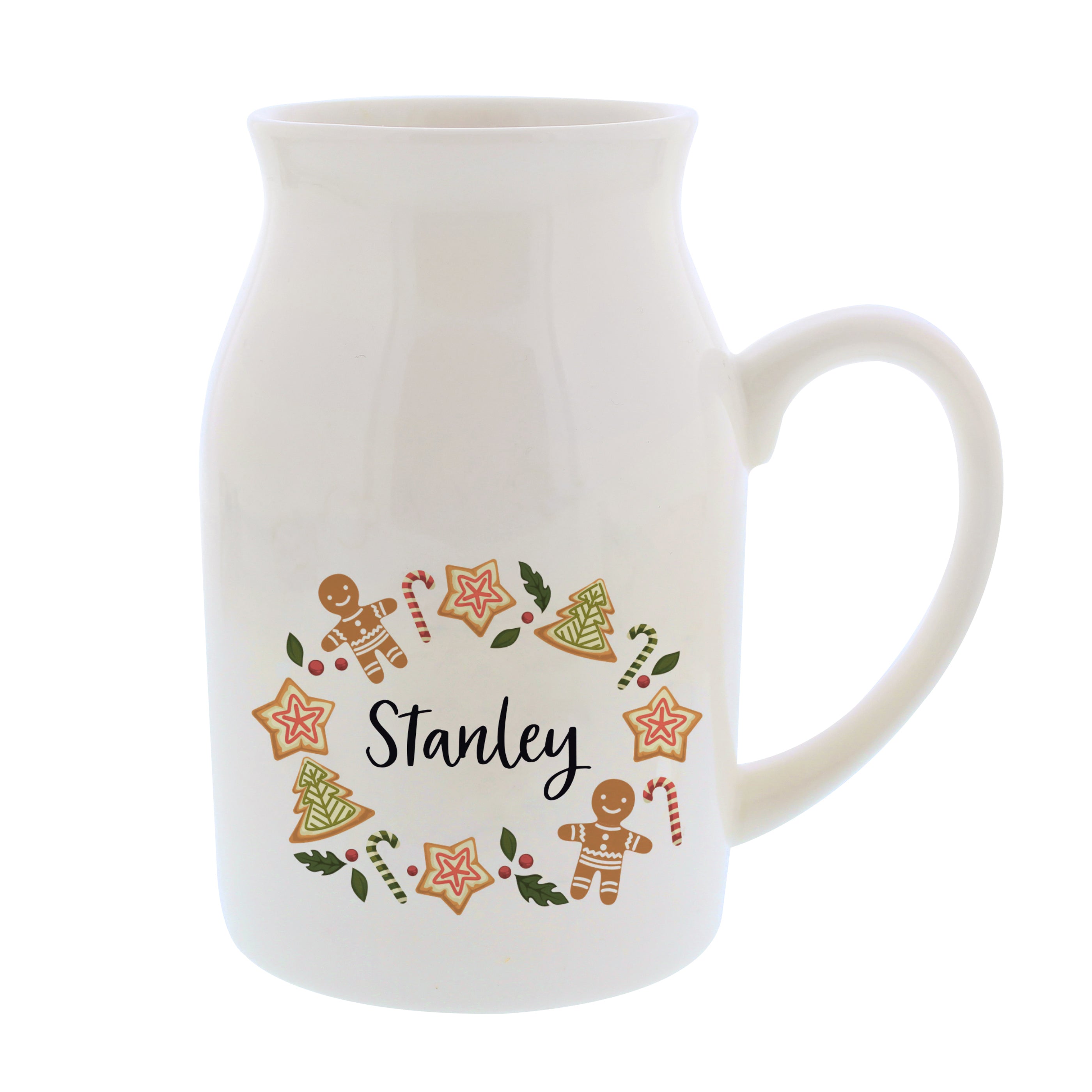 Personalised Christmas Milk Jug