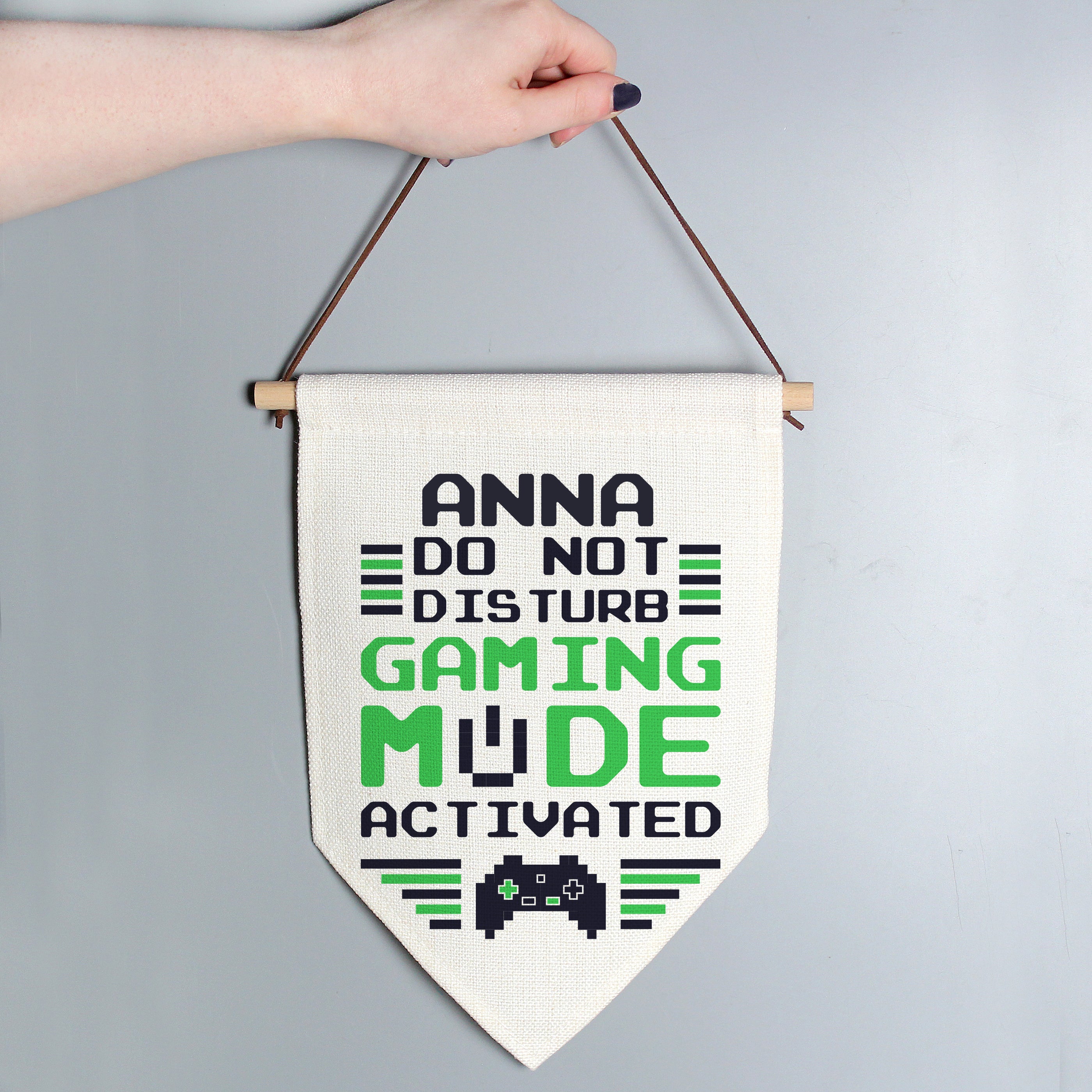 Personalised Gaming Mode Hanging Banner