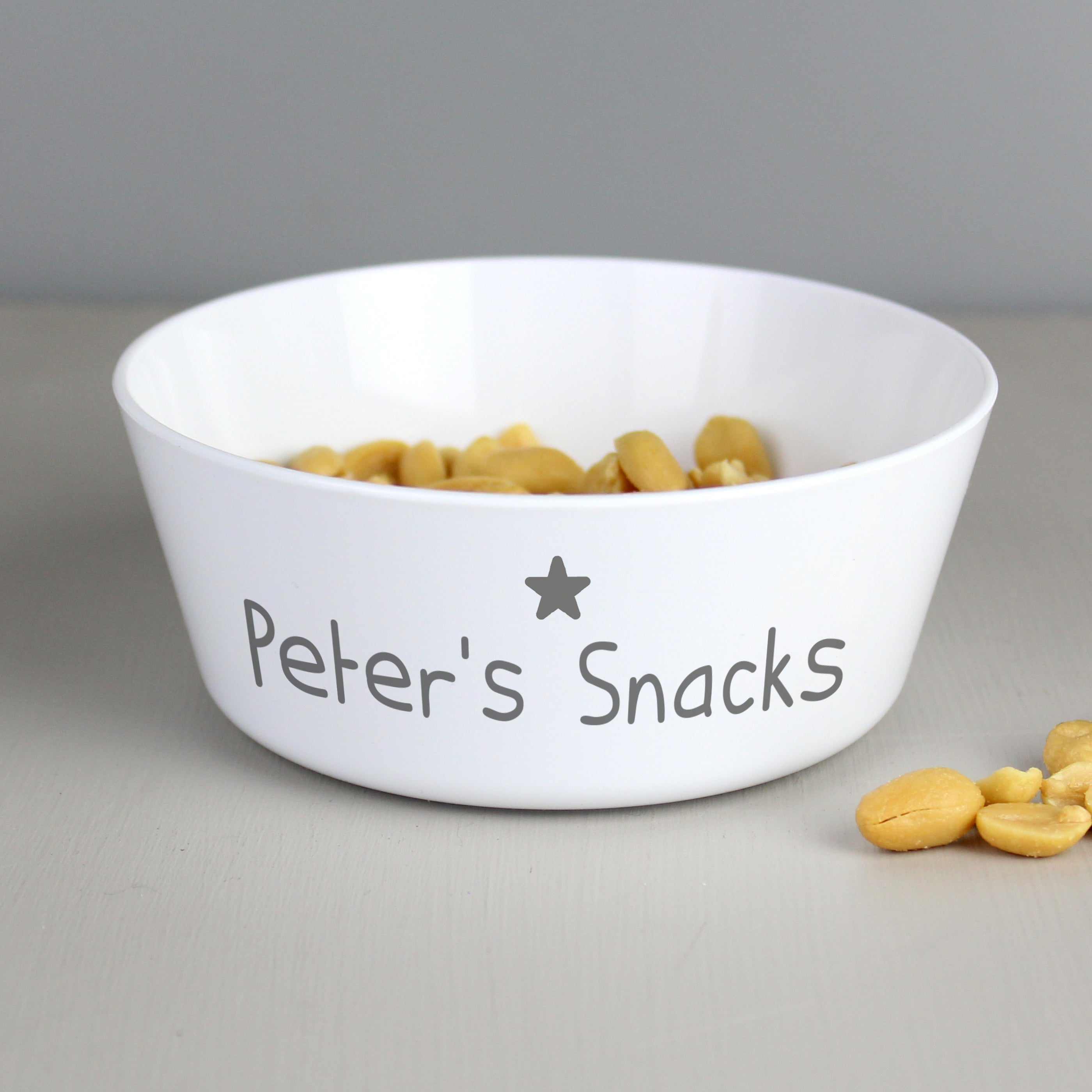 Personalised Name Only Plastic Bowl