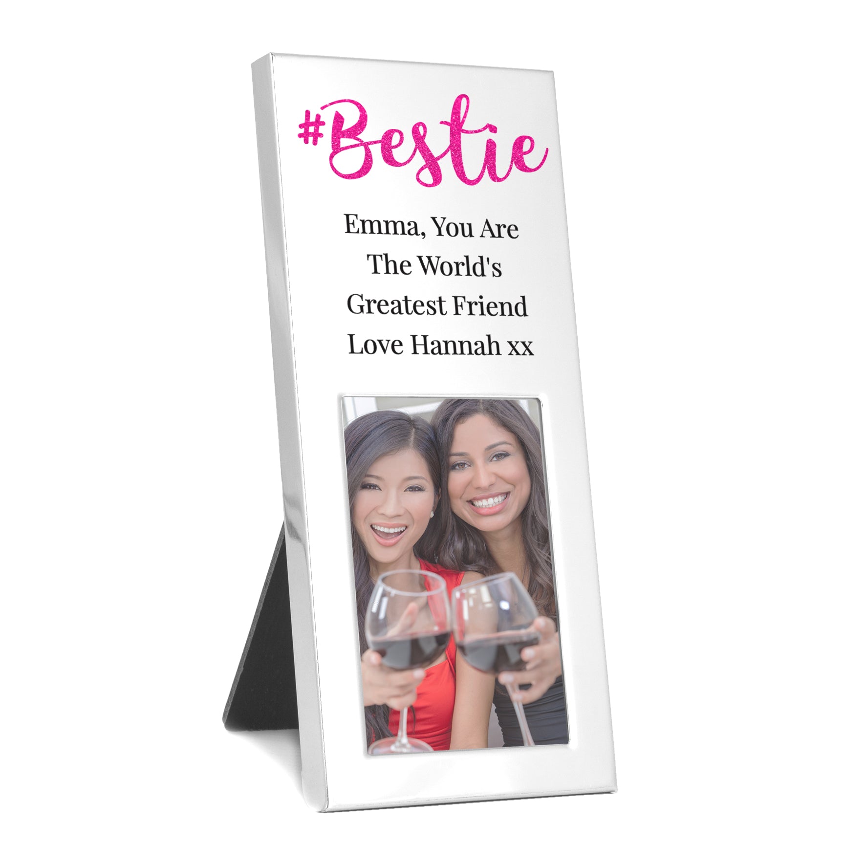 Personalised #Bestie 2x3 Photo Frame