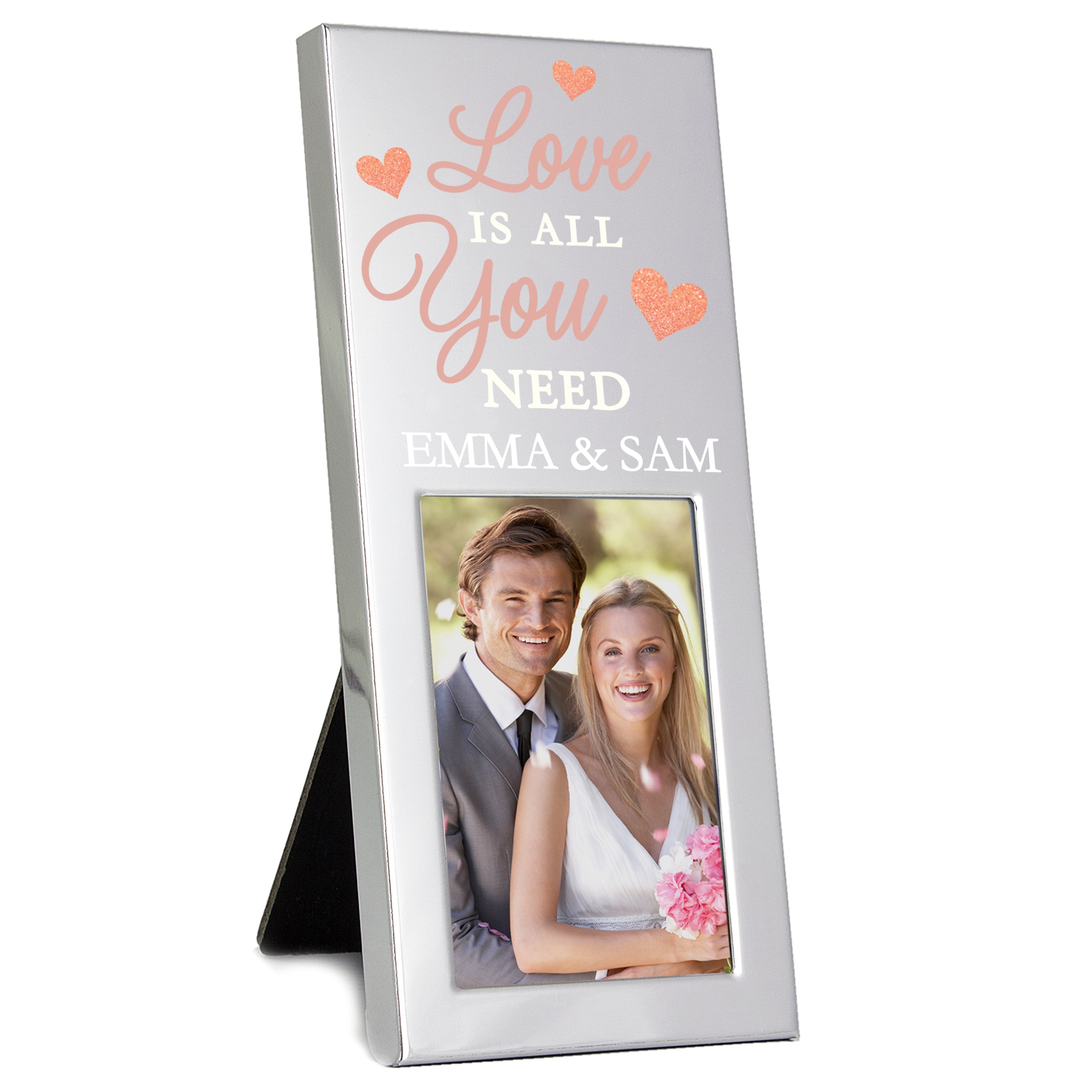 Personalised 'Love is All You Need' 2x3 Photo Frame