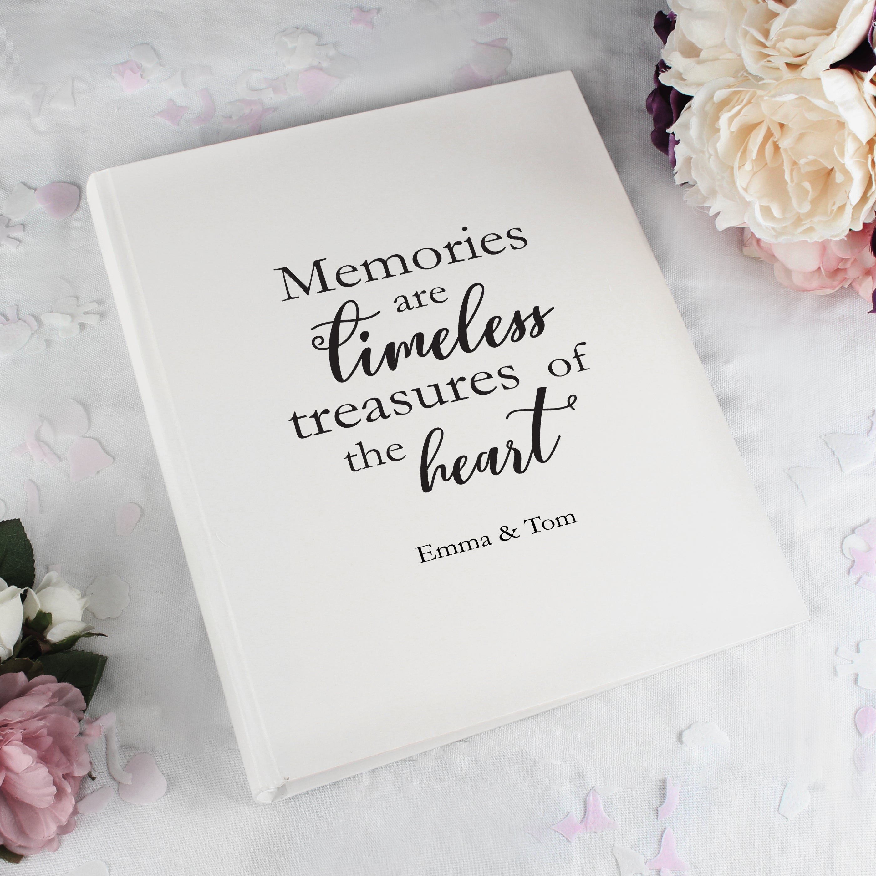 Personalised 'Memories are Timeless' Traditional Photo Album