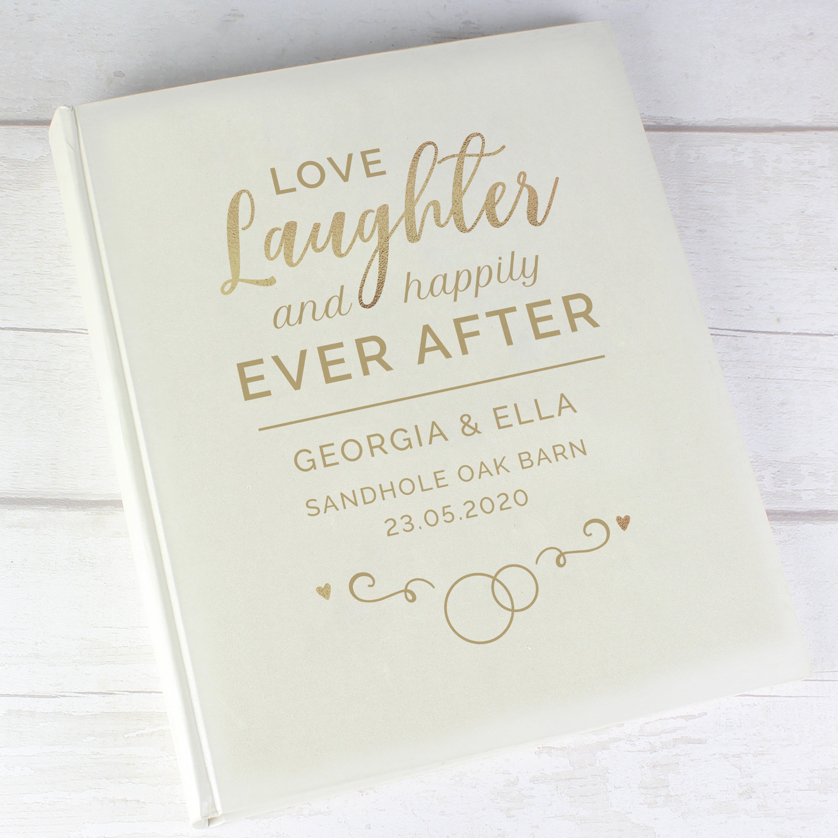 Personalised Happily Ever After Traditional Photo Album